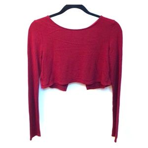 Khloe Open back Crop Top